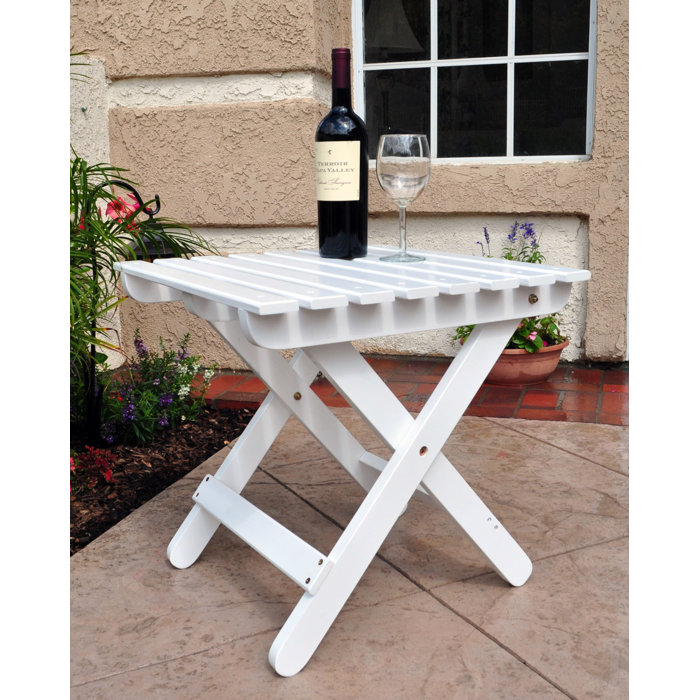 August Grove Makenzie Folding Wood Side Table & Reviews Wayfair